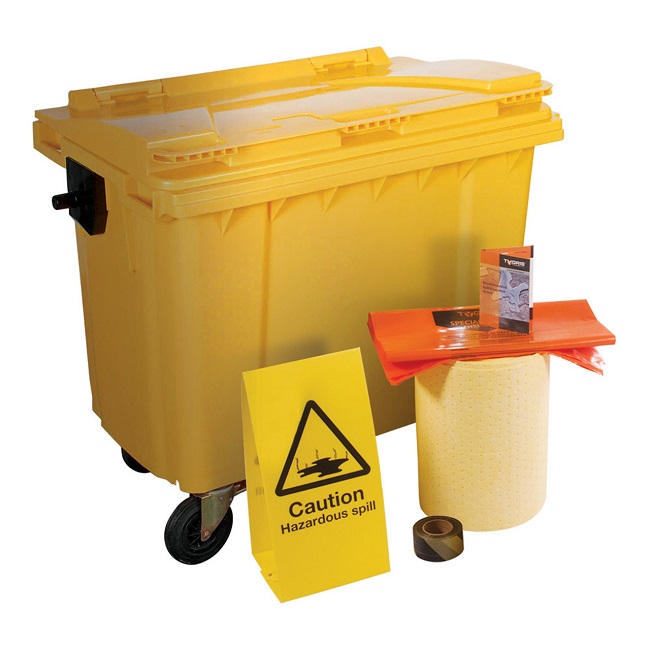 TYGRIS 4-Wheeled Chemical Spill Kit 1000L - SK1000(U)